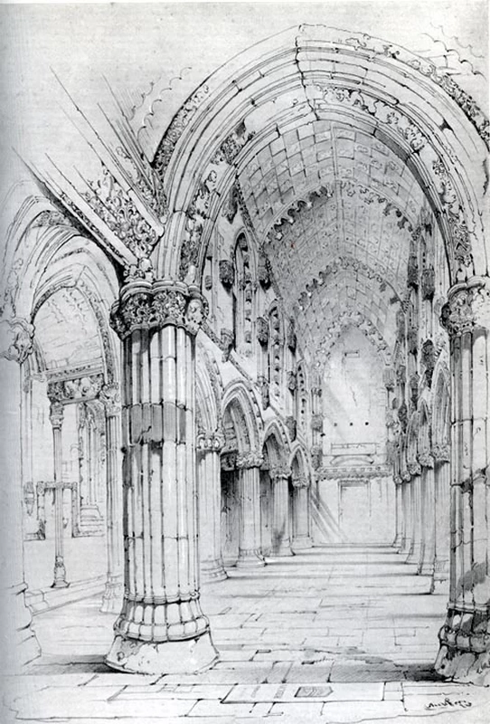 Cappella Roslin, 1838